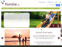 Tablet Screenshot of familie.de