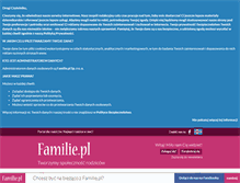 Tablet Screenshot of familie.pl