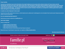 Tablet Screenshot of dziadkowie.familie.pl